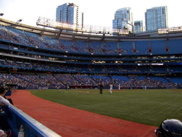 Rogers Centre, section: 113R, row: 1, seat: 1