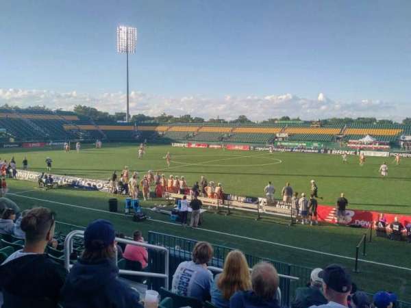Holleder Memorial Stadium, section: 105, row: K, seat: 16