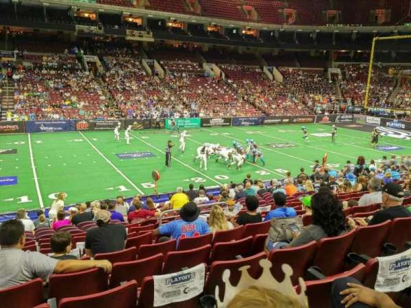 Xfinity Mobile Arena, section: 124, row: 16, seat: 1