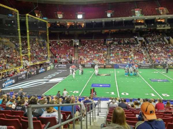 Xfinity Mobile Arena, section: 124, row: 16, seat: 1