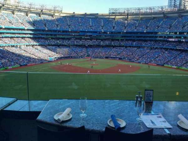 Rogers Centre, section: Sightlines Restaurant, row: B, seat: 36