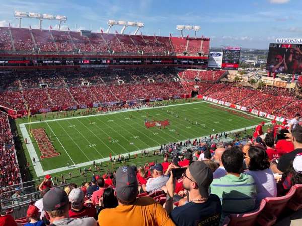 Raymond James Stadium, section: 331, row: N, seat: 1