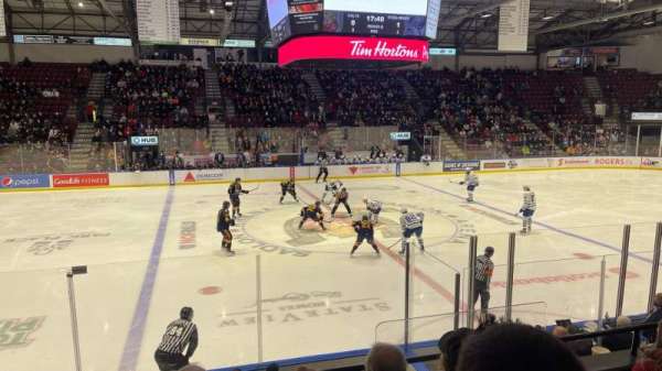 Sadlon Arena, section: 102, row: 9, seat: 12
