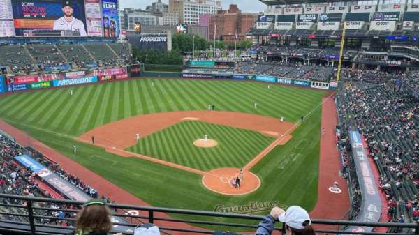 Progressive Field, section: 456, row: D, seat: 5