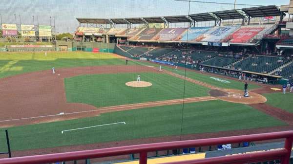 Chickasaw Bricktown Ballpark, section: 203, row: B, seat: 3