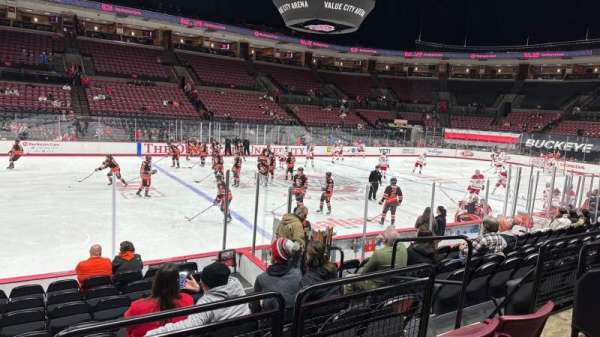 Value City Arena, section: 107, row: N, seat: 6