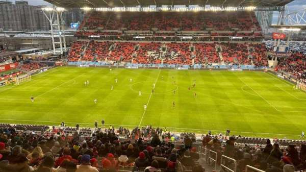 BMO Field, section: Press Box, row: 1, seat: 2