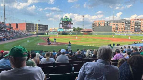 Day Air Ballpark, section: 108, row: 14, seat: 22
