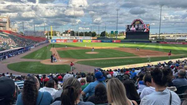 Sahlen Field, section: 106, row: V, seat: 8