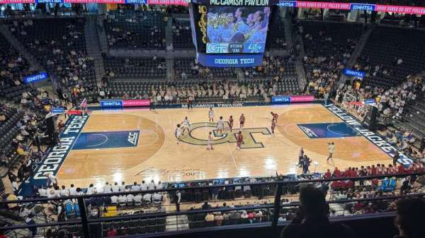 McCamish Pavilion, section: 201, row: 1, seat: 30
