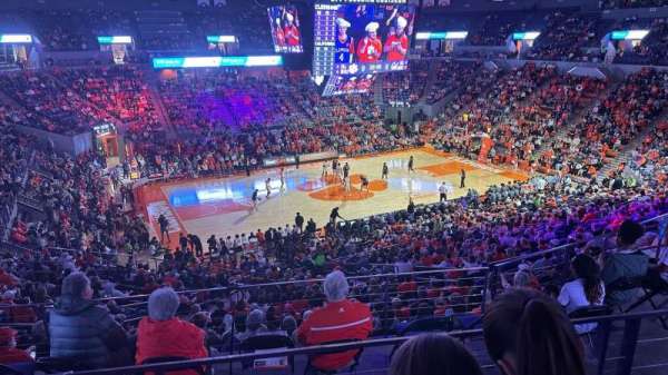 Littlejohn Coliseum, section: 208, row: 2, seat: 5
