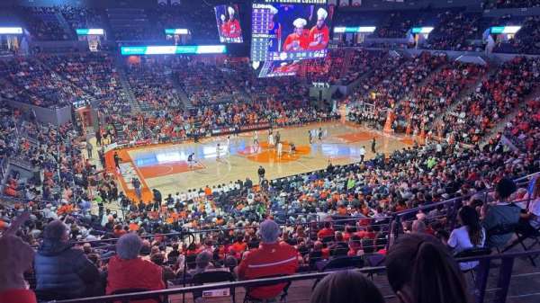 Littlejohn Coliseum, section: 208, row: 2, seat: 5