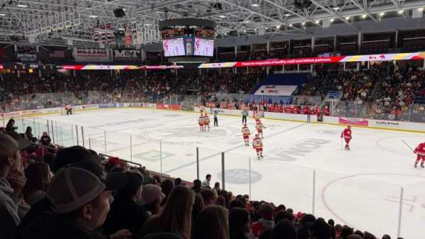 Sleeman Centre, section: 119, row: 12, seat: 1