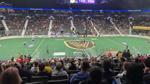 Rogers Arena, section: 107, row: 23, seat: 6
