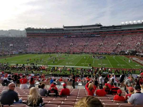 Rose Bowl, section: 6-L, row: 43, seat: 10