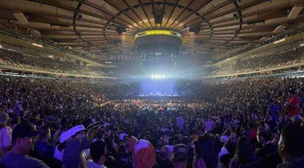 Madison Square Garden, section: 102, row: 11, seat: 10