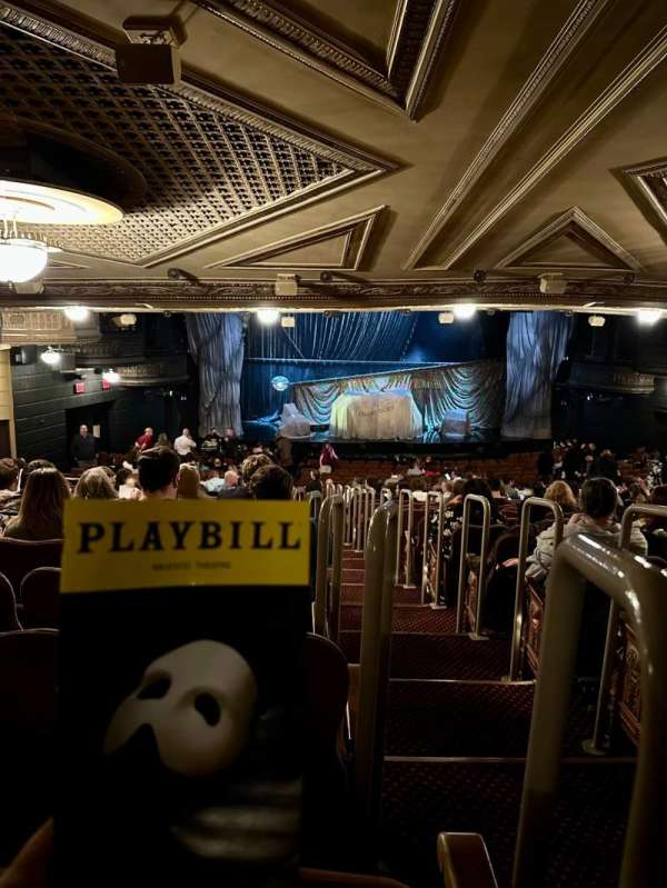 Majestic Theatre, section: Orchestra L, row: X, seat: 1