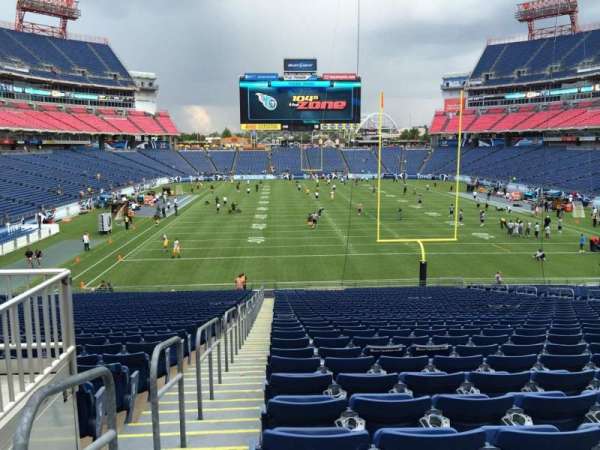 Nissan Stadium, section: 101, row: LL, seat: 20