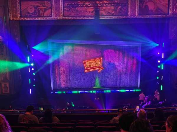 Hollywood Pantages Theatre, section: Mezzanine C, row: E, seat: 111