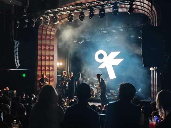 The Regent Theater, Los Angeles, section: VIP, row: 3, seat: 3-4