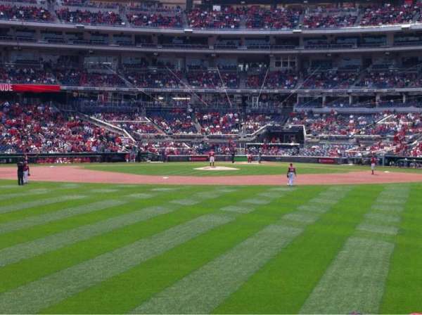 Nationals Park, section: 100, row: J, seat: 17