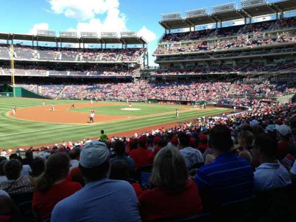 Nationals Park, section: 112, row: JJ, seat: 16