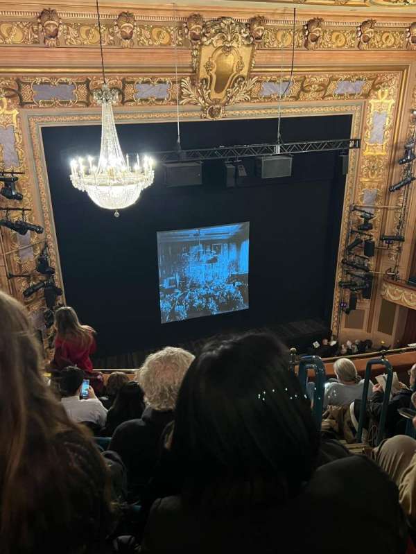Longacre Theatre, section: Balcony L, row: F, seat: 6