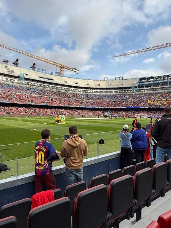 Camp Nou, section: 106, row: 5, seat: 15