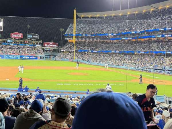 Dodger Stadium, section: 19FD, row: V, seat: 2