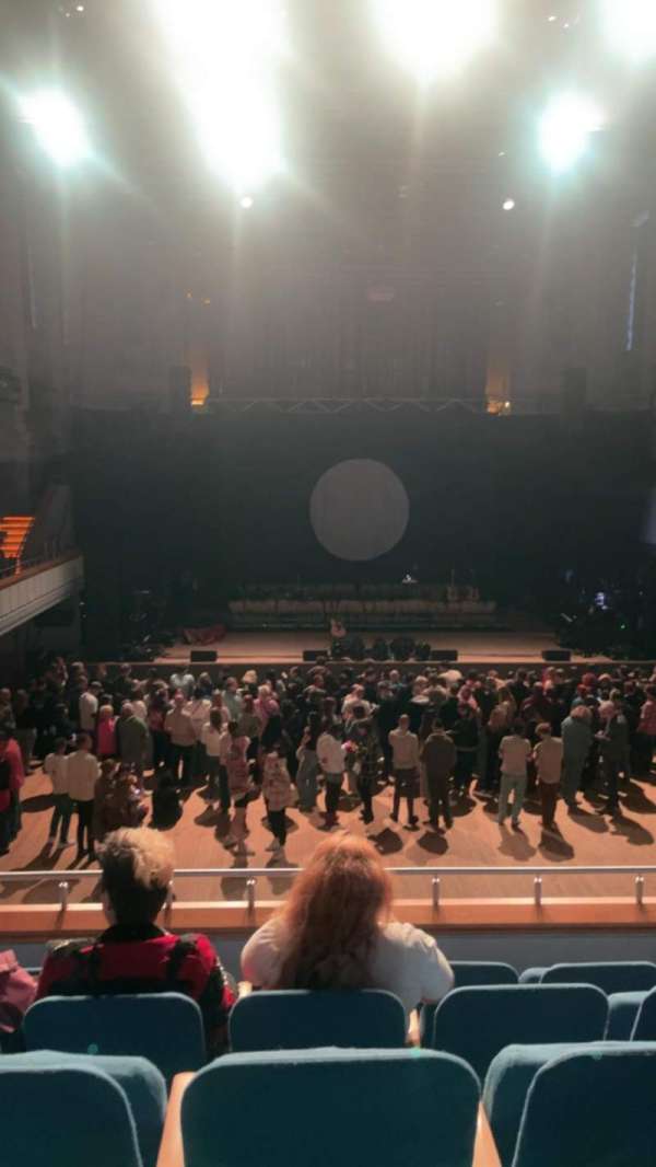 Birmingham Town Hall, section: Circle, row: E, seat: 20