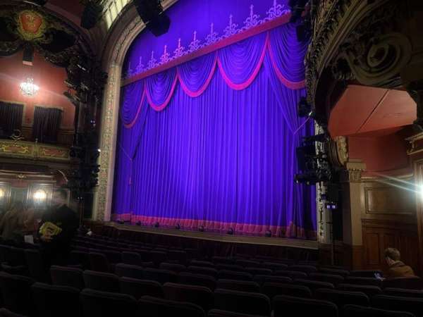 Belasco Theatre, section: Orchestra R, row: L, seat: 18