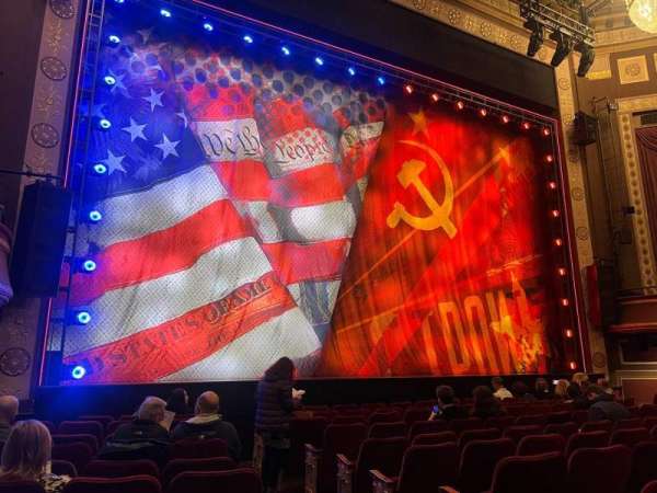 Imperial Theatre, section: Orchestra L, row: H, seat: 5