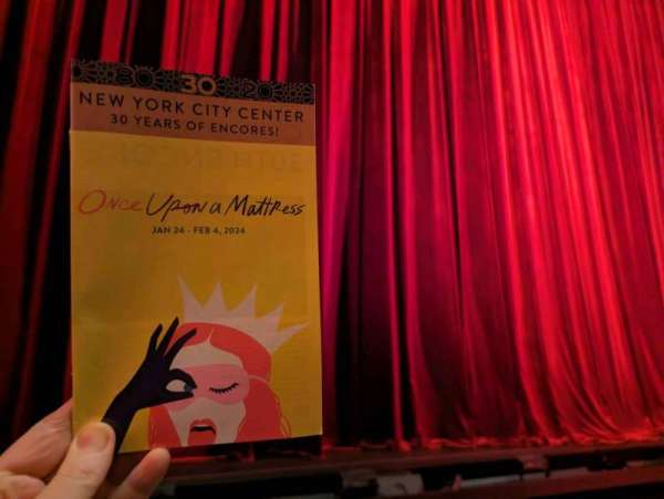 Mainstage at the New York City Center, section: Orchestra C, row: CC, seat: 104