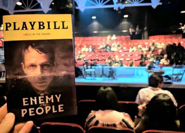 Circle in the Square Theatre, section: Orchestra 100 (Odd), row: D, seat: 119