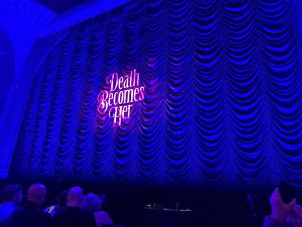 Lunt-Fontanne Theatre, section: Orchestra R, row: E, seat: 2
