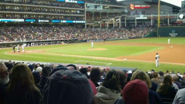 Progressive Field, section: 138, row: z, seat: 9