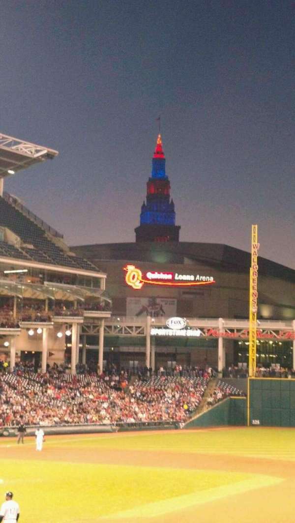 Progressive Field, section: 138, row: z, seat: 9