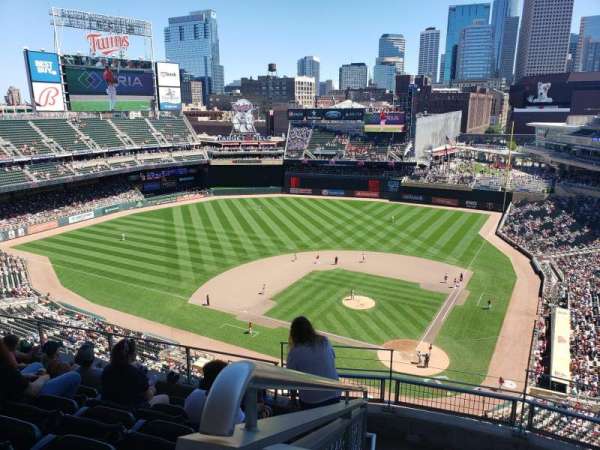 Target Field, section: 317, row: 6, seat: 20