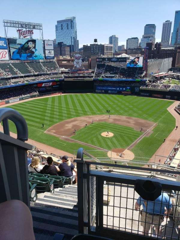 Target Field, section: 316, row: 7, seat: 20