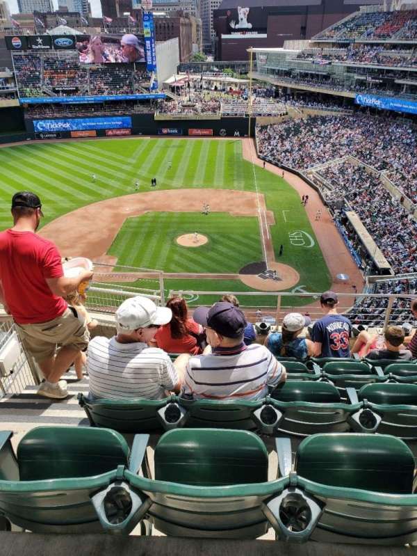 Target Field, section: 319, row: 5, seat: 16