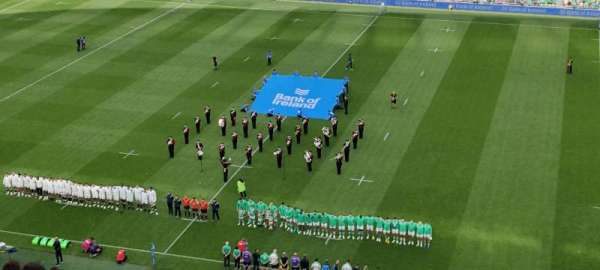 Aviva Stadium, section: 524, row: V, seat: 14