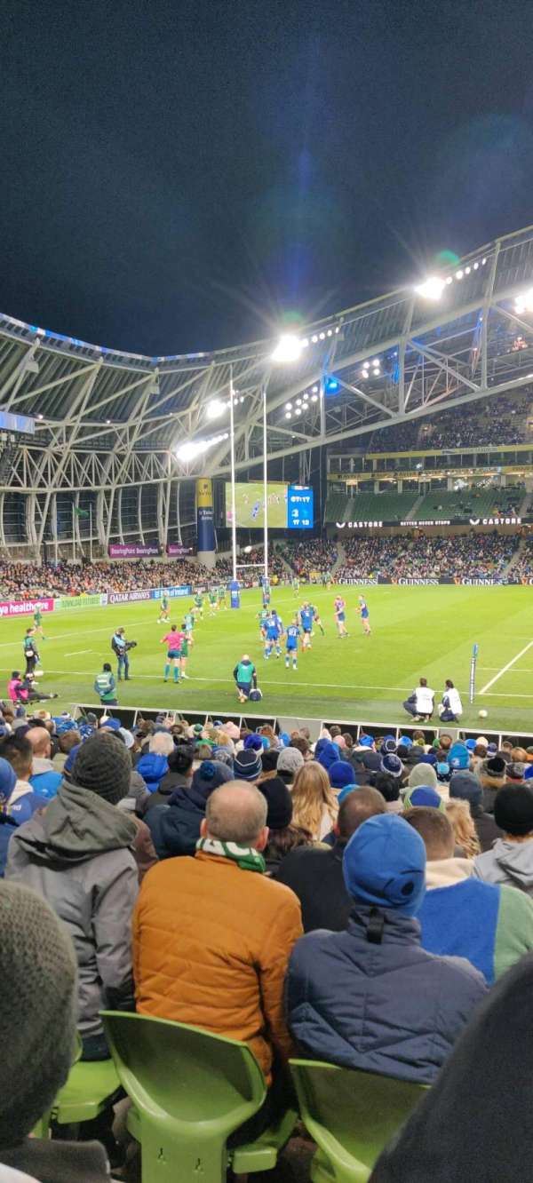 Aviva Stadium, section: 126, row: V, seat: 15