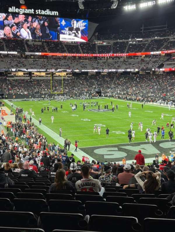 Allegiant Stadium, section: 104, row: 36, seat: 10