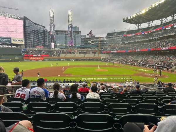 Truist Park, section: 131, row: 10, seat: 12