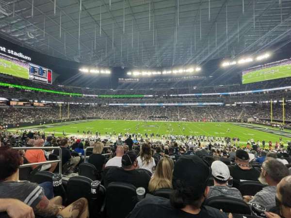 Allegiant Stadium, section: C111, row: 27, seat: 14-15
