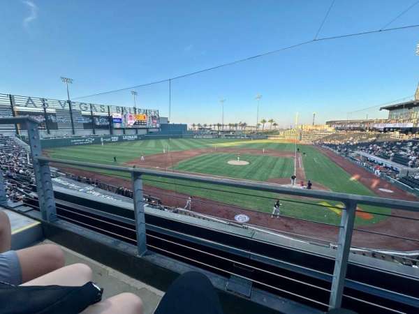 Las Vegas Ballpark, section: 214, row: A, seat: 10-13