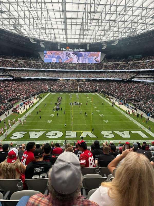 Allegiant Stadium, section: 201, row: 11, seat: 21