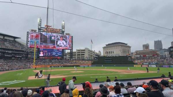 Comerica Park, section: 124, row: 16, seat: 20