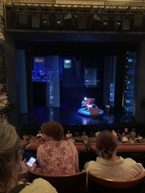 Noël Coward Theatre, section: Royal Circle, row: C, seat: 18