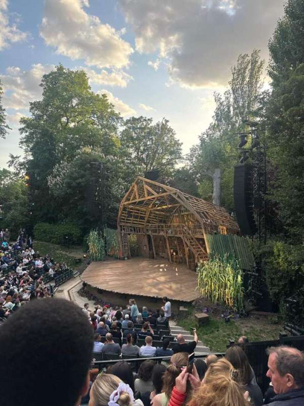 Regent's Park Open Air Theatre, section: Upper, row: U, seat: 8